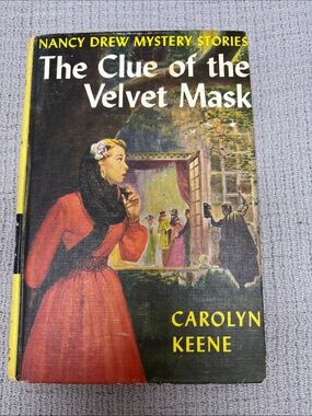 The Clue of the Velvet Mask Nancy Drew Mystery Stories #30 Carolyn Keene 1953